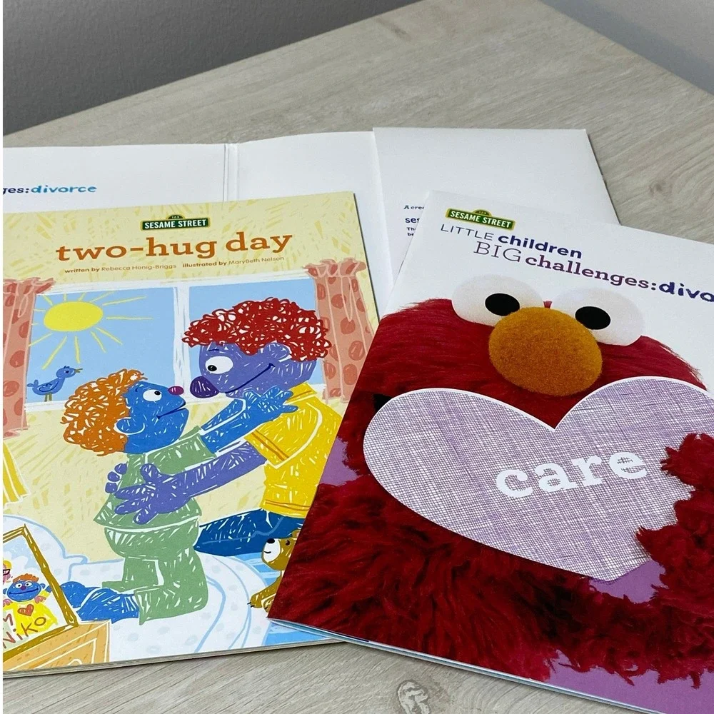 Sesame Street Little Children Big Challenges Divorce Kit DVD Storybook Guide